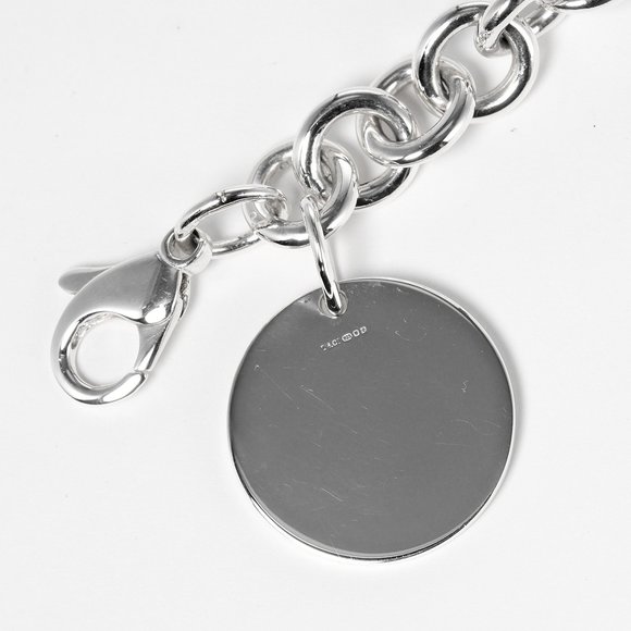 TIFFANY&Co. Return to Round Tag Bracelet Silver 925 Approx. 36.33g - Picture 6 of 6